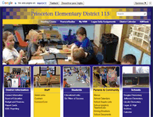 Tablet Screenshot of princeton115schools.org